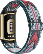 Pulsera para reloj Fitbit Charge 5, Charge 6 blanco y rosa