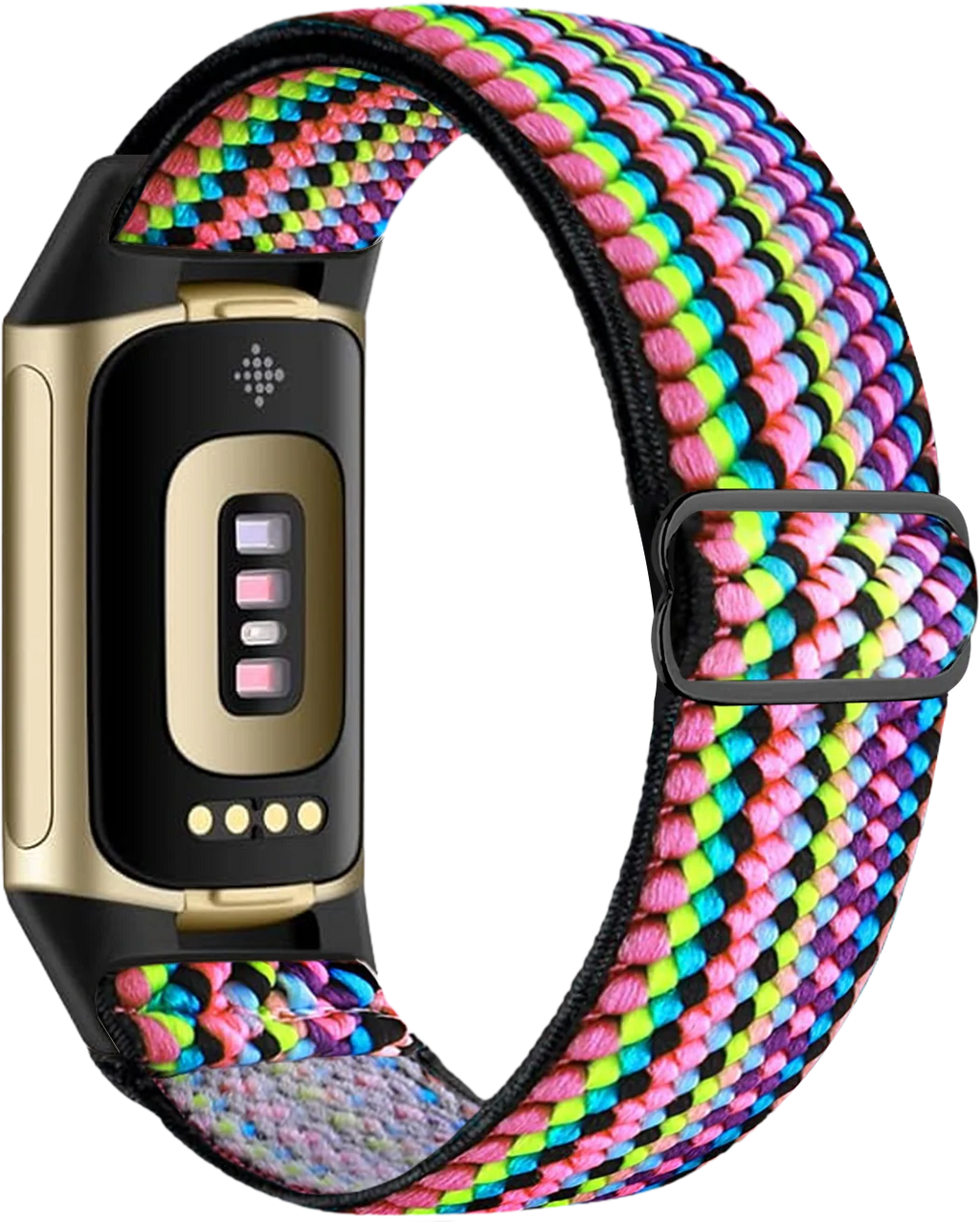 Pulsera para reloj Fitbit Charge 5, Charge 6 arcoíris