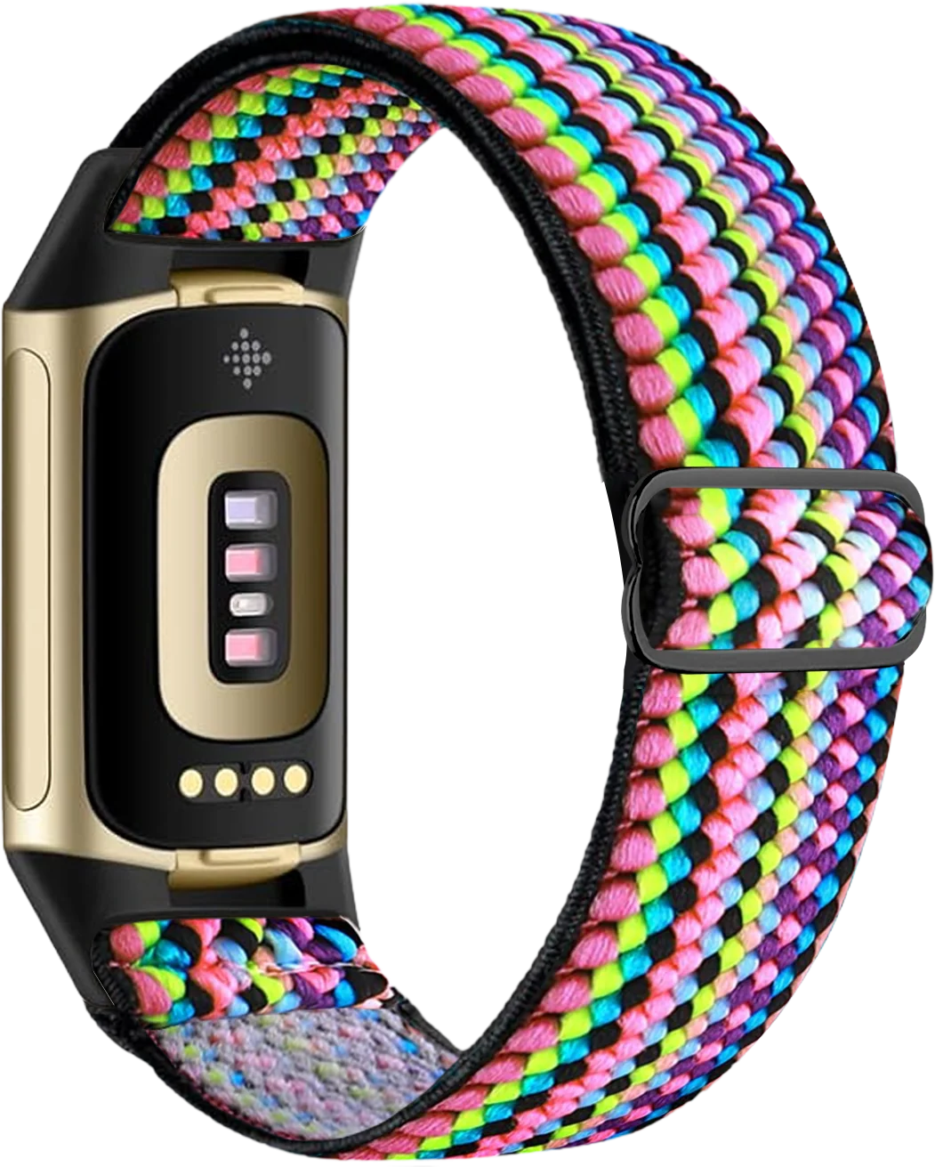 Pulsera para reloj Fitbit Charge 5, Charge 6 arcoíris
