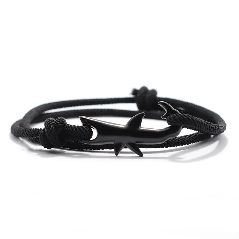 Pulsera Tiburón Negro negro