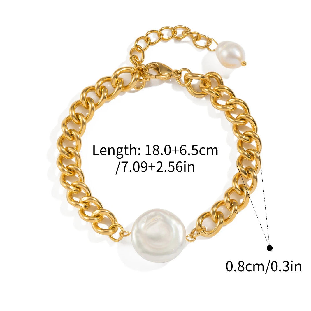 Pulsera Retro con Perla