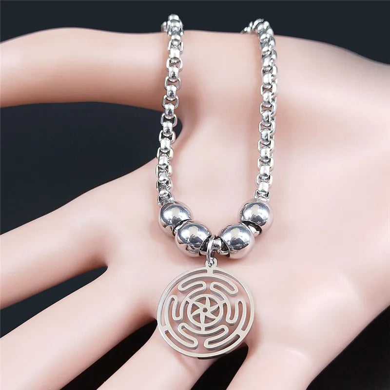 Pulsera Rueda de Hécate Strophalos Brujería Wicca