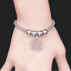 Pulsera Rueda de Hécate Strophalos Brujería Wicca