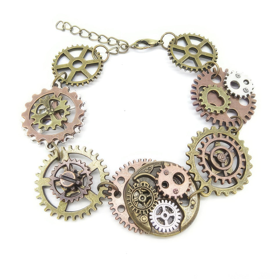 Pulsera estilo steampunk 
