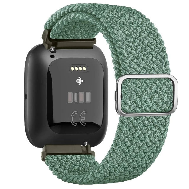 Pulsera Súper Elástica Reloj Fitbit Versa 1 Versa 2 Versa Lite verde 