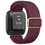 Pulsera Súper Elástica Reloj Fitbit Versa 1 Versa 2 Versa Lite burdeos