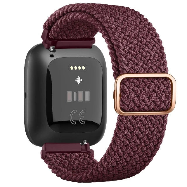 Pulsera Súper Elástica Reloj Fitbit Versa 1 Versa 2 Versa Lite burdeos