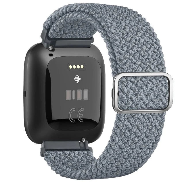 Pulsera Súper Elástica Reloj Fitbit Versa 1 Versa 2 Versa Lite gris