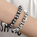 Pulsera Calavera Blanca & Negra