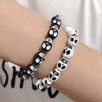 Pulsera Calavera Blanca & Negra
