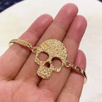 Pulsera Calavera para Mujer oro