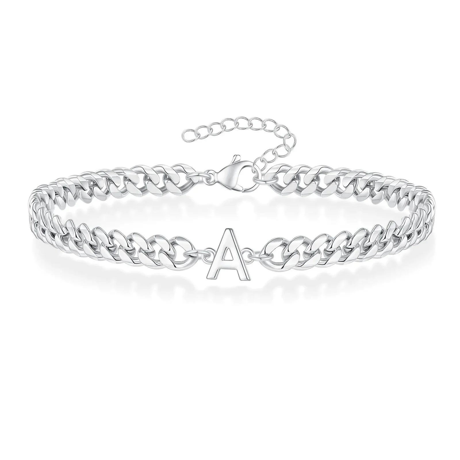 Pulsera trenzada inicial a