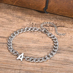 Pulsera trenzada inicial