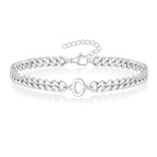 Pulsera trenzada inicial c