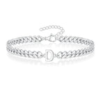 Pulsera trenzada inicial d