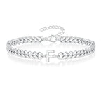 Pulsera trenzada inicial f