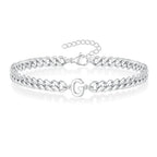 Pulsera trenzada inicial g