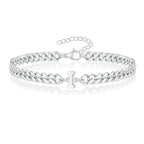 Pulsera trenzada inicial i