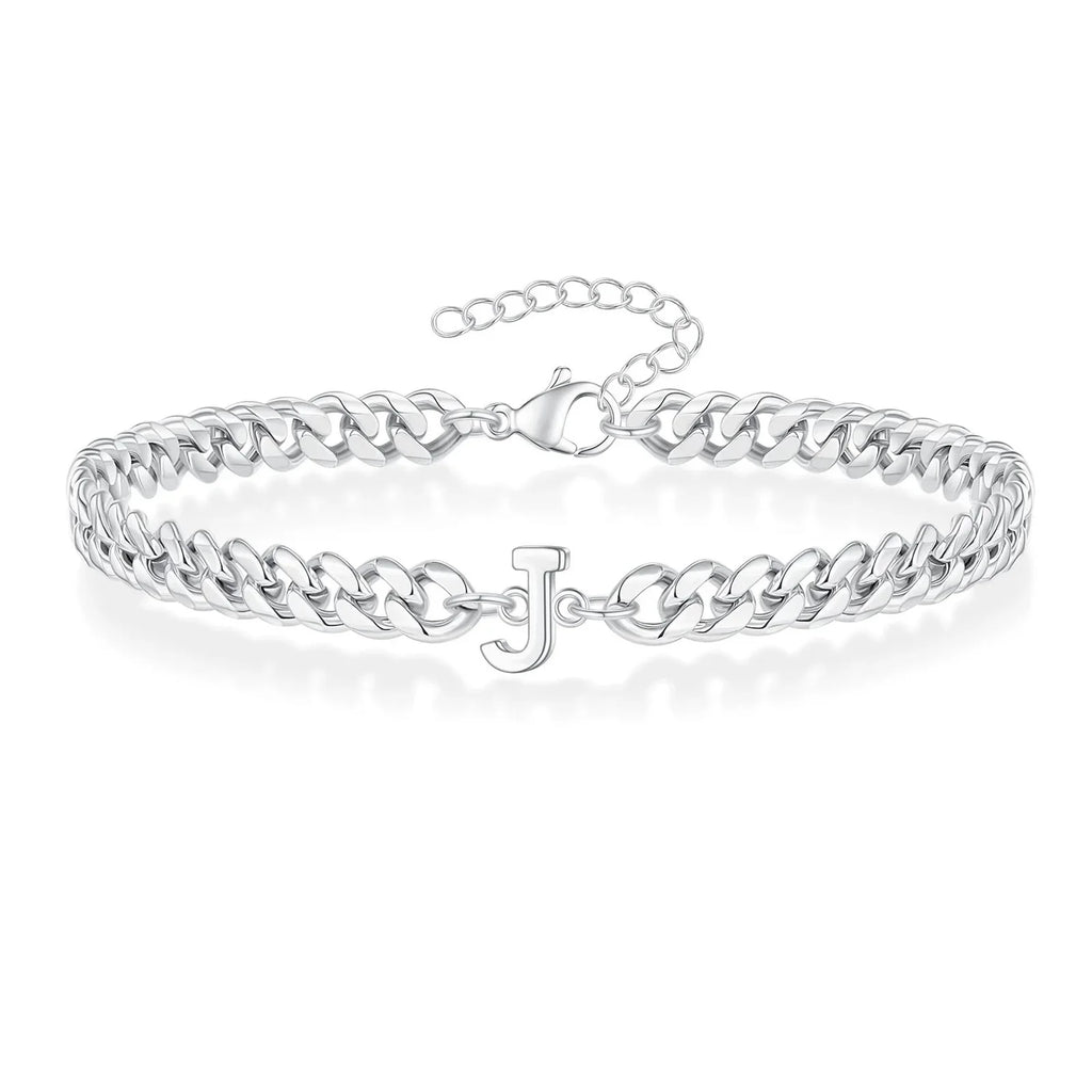 Pulsera trenzada inicial j