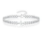 Pulsera trenzada inicial l