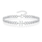 Pulsera trenzada inicial n