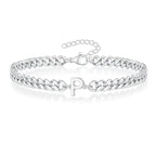 Pulsera trenzada inicial p