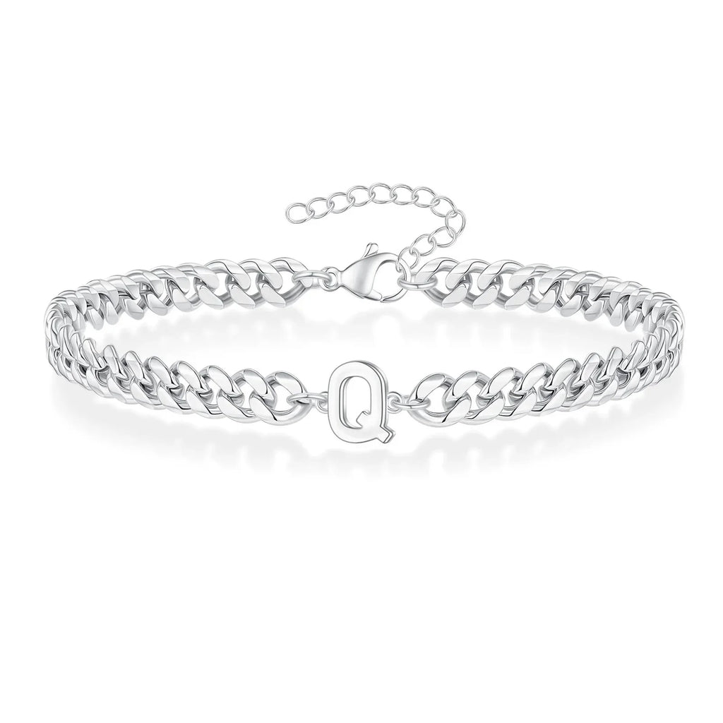 Pulsera trenzada inicial q