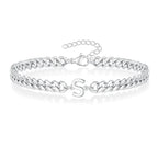 Pulsera trenzada inicial s