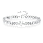 Pulsera trenzada inicial v