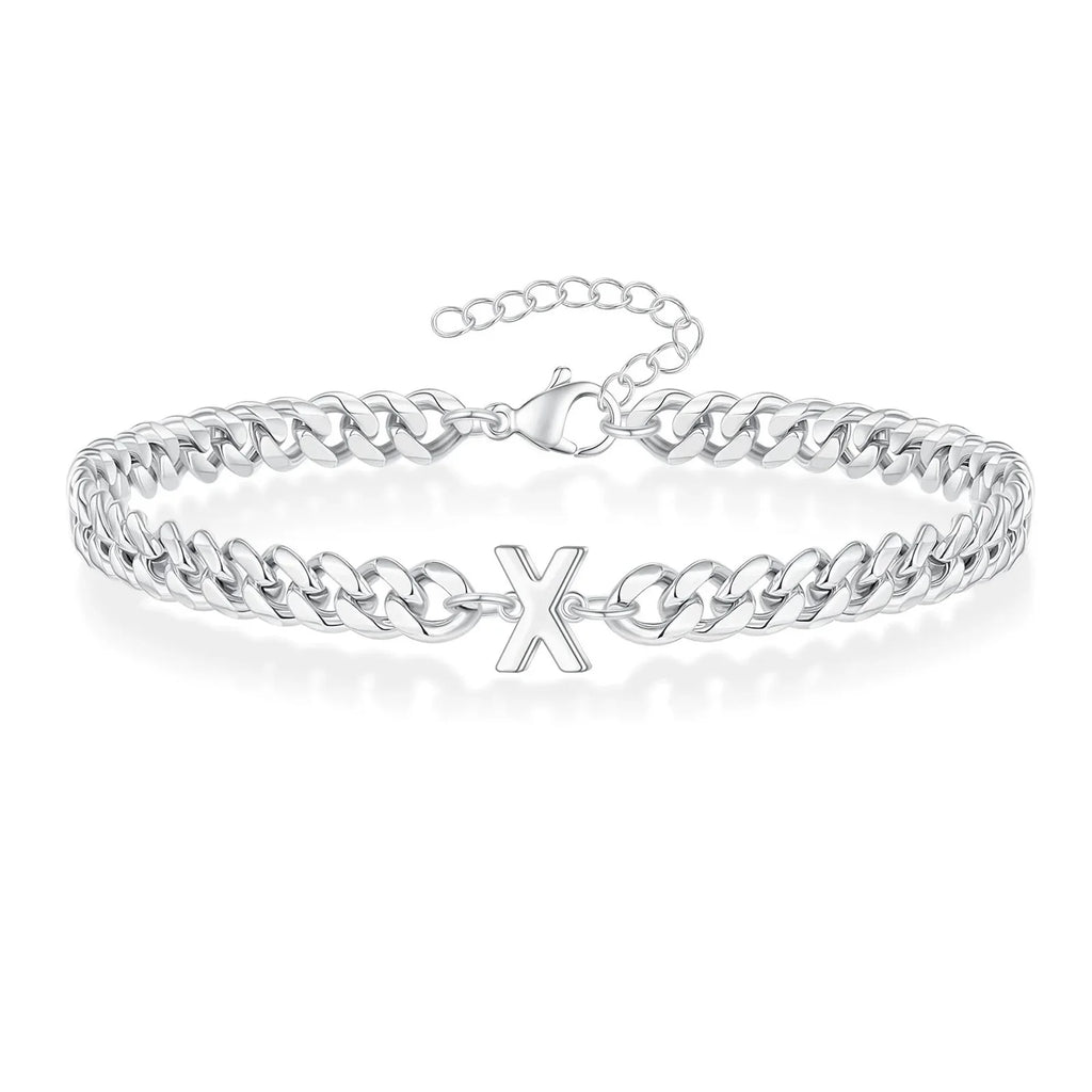 Pulsera trenzada inicial x