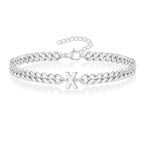 Pulsera trenzada inicial x