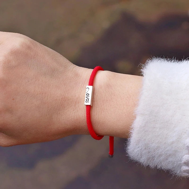 Pulseras Trenzadas Gourmette para Parejas "Love" 