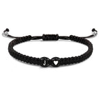 Pulsera trenzada inicial j