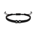 Pulsera trenzada inicial a