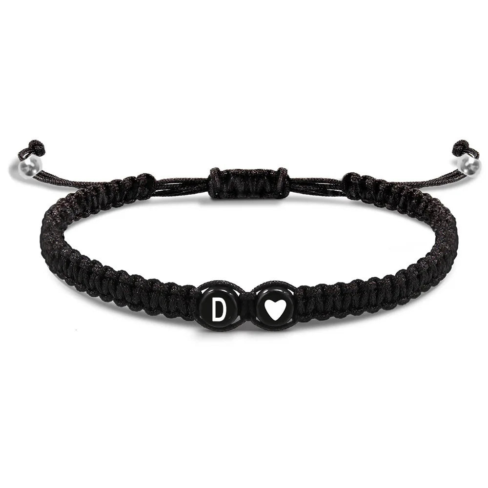 Pulsera trenzada inicial d