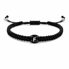 Pulsera trenzada inicial f