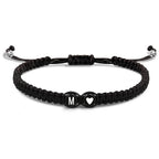 Pulsera trenzada inicial m