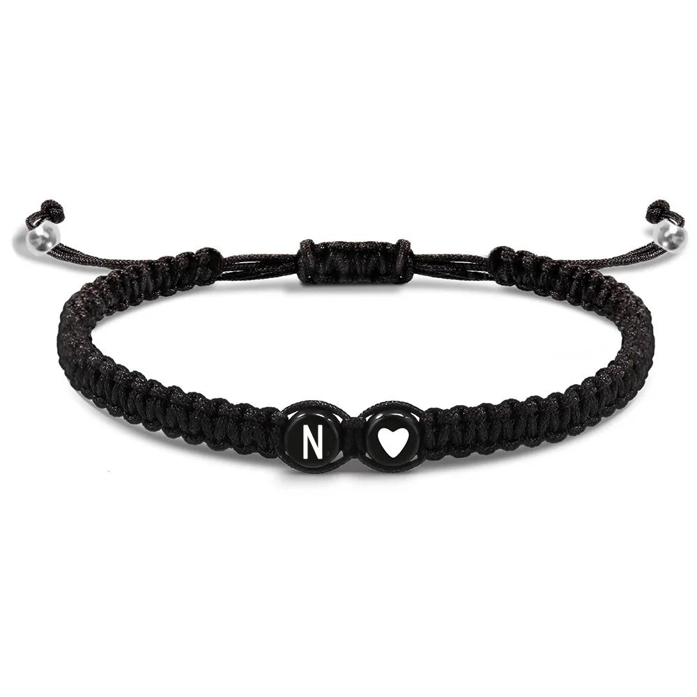 Pulsera trenzada inicial n