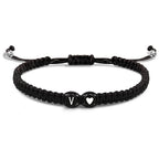 Pulsera trenzada inicial v