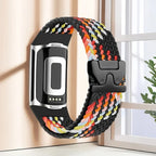 Pulsera trenzada para reloj Fitbit Charge 5, Charge 6 negro multicolor