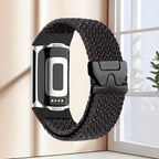 Pulsera trenzada para reloj Fitbit Charge 5, Charge 6 negro multi