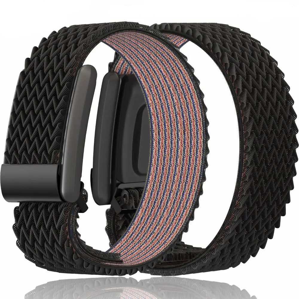 Pulsera de nylon para reloj Google Fitbit Air negro
