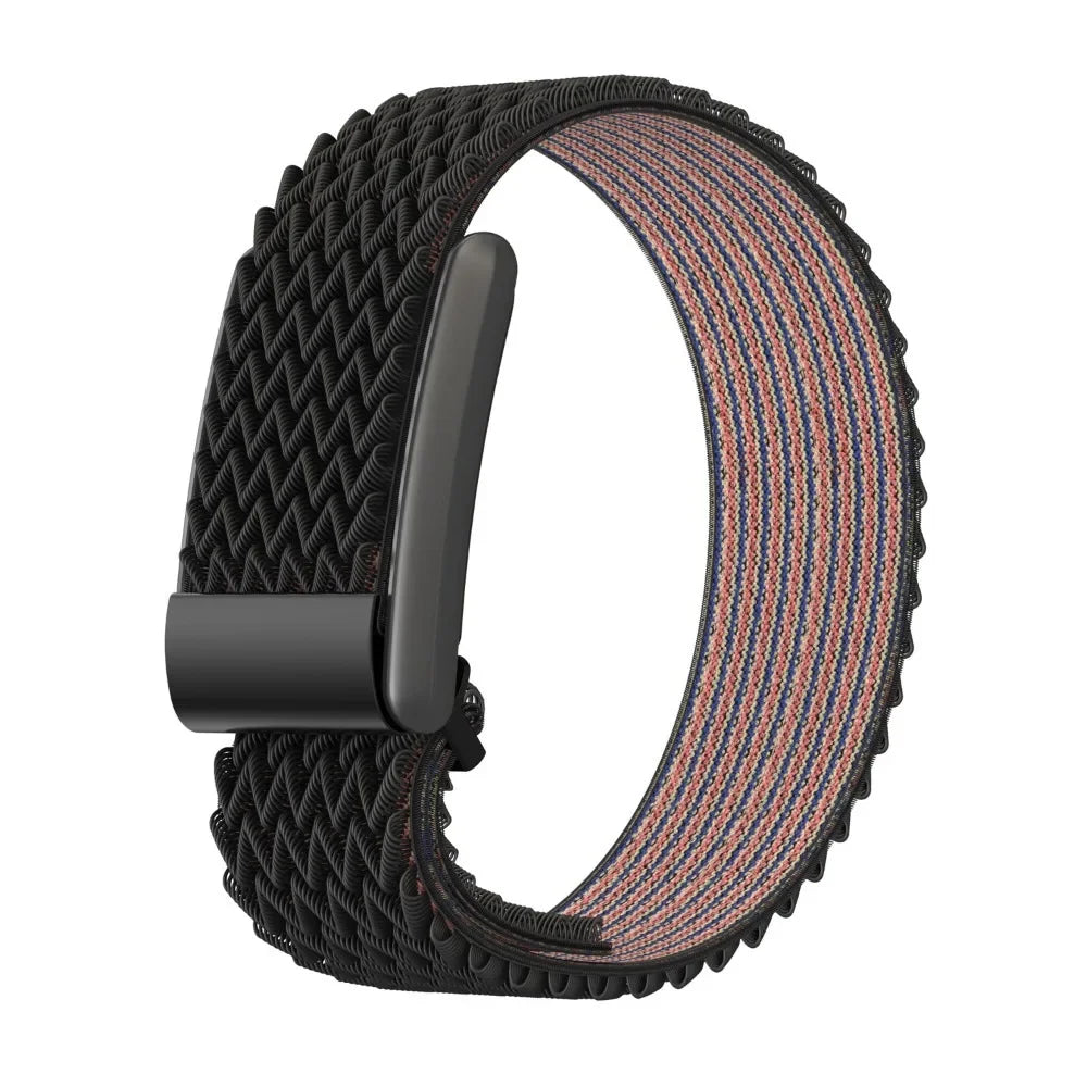 Pulsera de nylon para reloj Google Fitbit Air negro