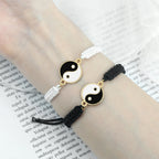 Pulsera Trenzada Yin Yang 