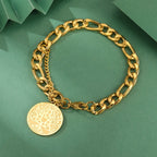 Pulsera Triquetra Nudo de la Trinidad oro