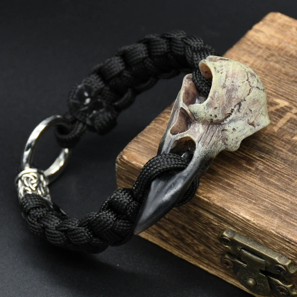 Pulsera Vikingo Cuervo de Odín