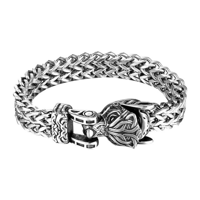 Pulsera Vikinga Fenrir para Hombre 