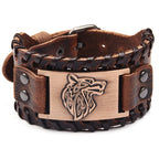 Pulsera Vikingo Lobo Fenrir oro rosa