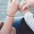 Pulseras para pareja llave y candado