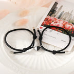 Pulseras para Parejas de Amigos Pulsera de Corazón Magnético 7